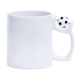 Toon details voor Subli Motto Mug Voetbal - beker 330 ml. Afbeelding van Subli Motto Mug Voetbal - beker 330 ml.